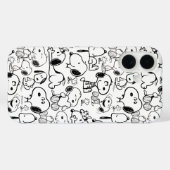 Snoopy Smile Giggle Laugh Pattern Case-Mate iPhone Hülle (Rückseite (Horizontal))