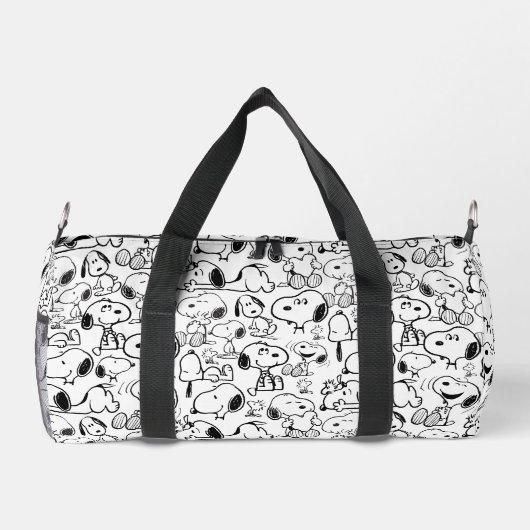 Snoopy Smile Giggle Laugh Pattern Duffle Bag (Rückseite)