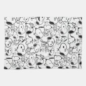 Snoopy Smile Giggle Laugh Pattern Geschirrtuch (Horizontal)
