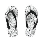 Snoopy Smile Giggle Laugh Pattern Kinderbadesandalen (Fußbett)