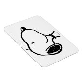 Snoopy Smile Giggle Laugh Pattern Magnet (Rechte Seite)