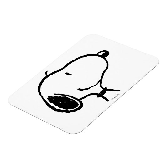 Snoopy Smile Giggle Laugh Pattern Magnet (Linke Seite)