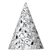 Snoopy Smile Giggle Laugh Pattern Partyhütchen (Vorderseite)