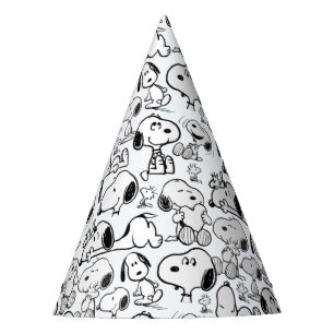 Snoopy Smile Giggle Laugh Pattern Partyhütchen