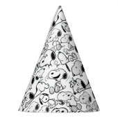 Snoopy Smile Giggle Laugh Pattern Partyhütchen (Links)