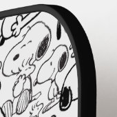 Snoopy Smile Giggle Laugh Pattern Pickleball Schläger (Linke Seite)