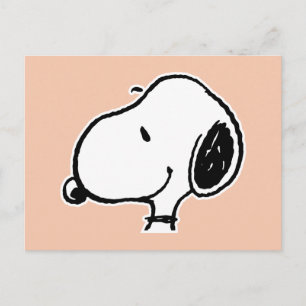 Snoopy Smile Giggle Laugh Pattern Postkarte