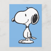 Snoopy Smile Giggle Laugh Pattern Postkarte (Vorderseite)