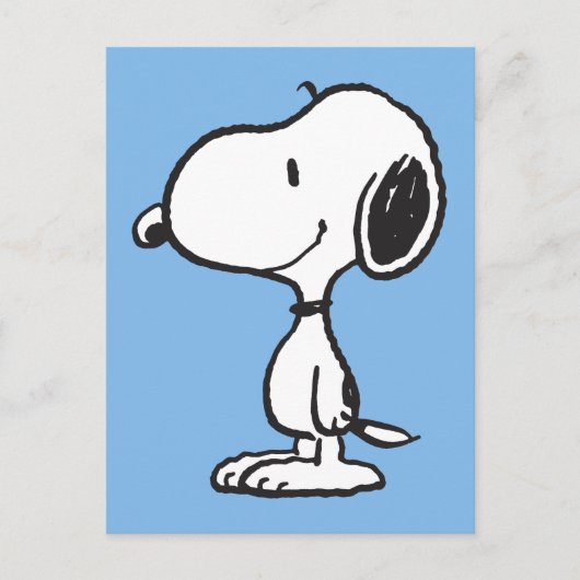 Snoopy Smile Giggle Laugh Pattern Postkarte (Vorderseite)