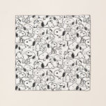 Snoopy Smile Giggle Laugh Pattern Schal<br><div class="desc">Take a look at this super cute design featuring Snoopy fun various poses.</div>