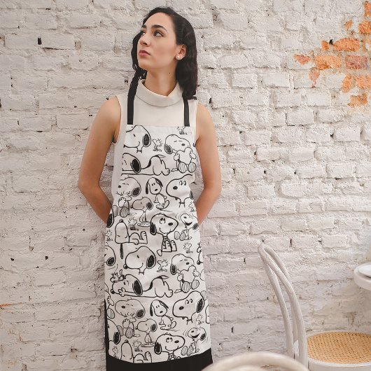 Snoopy Smile Giggle Laugh Pattern Schürze