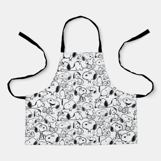 Snoopy Smile Giggle Laugh Pattern Schürze (Vorderseite)