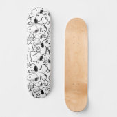 Snoopy Smile Giggle Laugh Pattern Skateboard (Vorderseite)