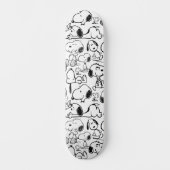 Snoopy Smile Giggle Laugh Pattern Skateboard (Vorderseite)