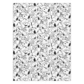 Snoopy Smile Giggle Laugh Pattern Tischdecke (Vorderseite)