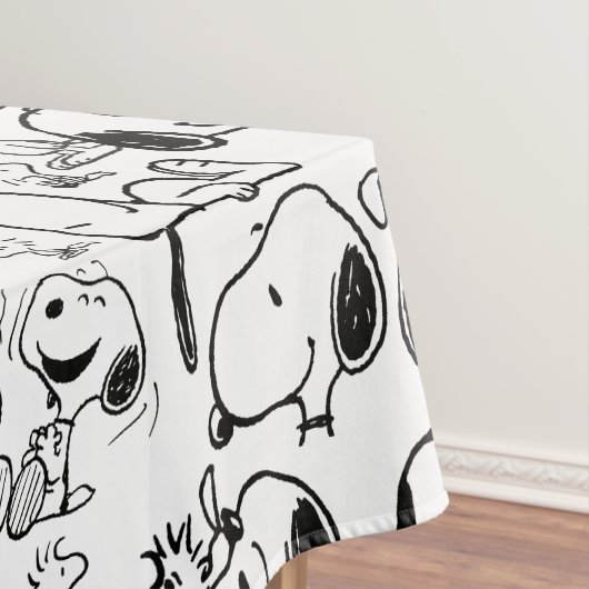 Snoopy Smile Giggle Laugh Pattern Tischdecke (Beispiel)