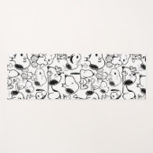 Snoopy Smile Giggle Laugh Pattern Yogamatte (Vorderseite (Horizontal))