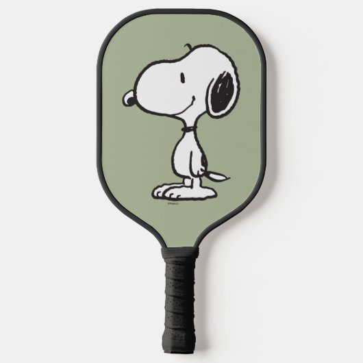 Snoopy Smile Giggle Laugh Pickleball Schläger (Rückseite)