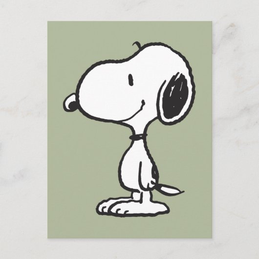 Snoopy Smile Giggle Laugh Postkarte (Vorderseite)