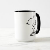 Snoopy Smile Giggle Laugh Tasse (VorderseiteRechts)