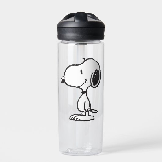Snoopy Smile Giggle Laugh Trinkflasche (Vorderseite)
