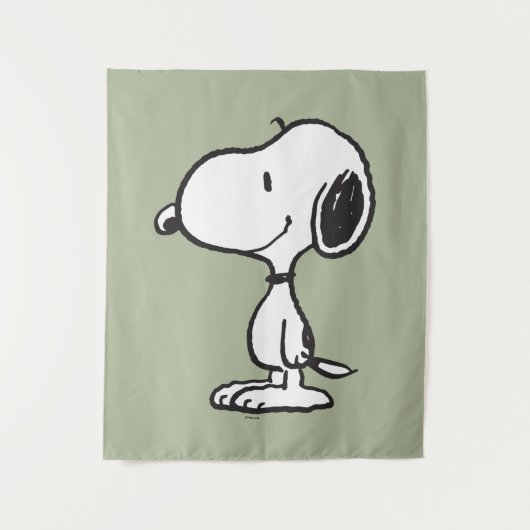 Snoopy Smile Giggle Laugh Wandteppich (Vorderseite)