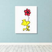 Snoopy So Sweet Blume Muster Leinwanddruck (Insitu (Holzboden))