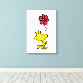Snoopy So Sweet Blume Muster Leinwanddruck (Insitu (Holzboden))