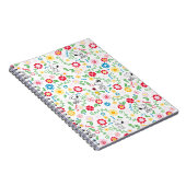 Snoopy So Sweet Blume Muster Notizblock (Rechte Seite)