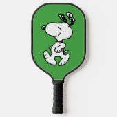 Snoopy So Sweet Blume Muster Pickleball Schläger (Rückseite)