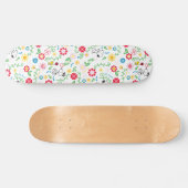 Snoopy So Sweet Blume Muster Skateboard (Horizontal)