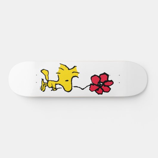 Snoopy So Sweet Blume Muster Skateboard (Horizontal)