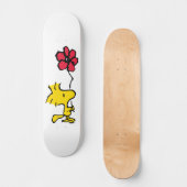 Snoopy So Sweet Blume Muster Skateboard (Vorderseite)