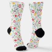 Snoopy So Sweet Blume Muster Socken (Gewinkelt)
