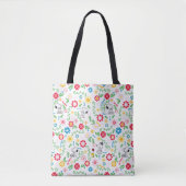 Snoopy So Sweet Blume Muster Tasche (Vorderseite)