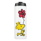 Snoopy So Sweet Blume Muster Thermosbecher (Vorderseite)