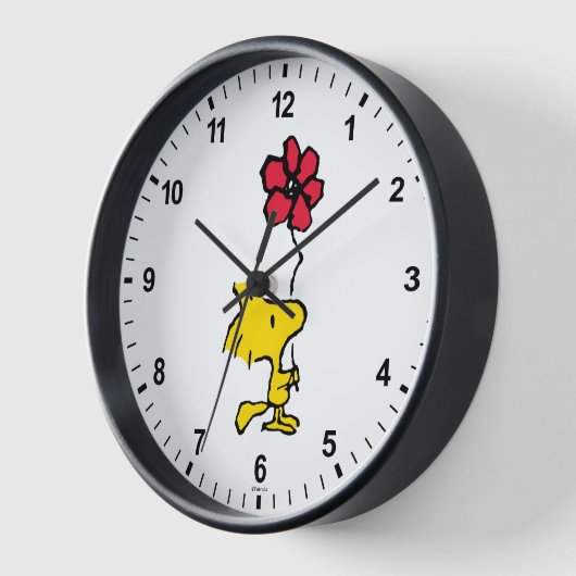 Snoopy So Sweet Blume Muster Uhr (Winkel)