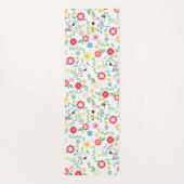 Snoopy So Sweet Blume Muster Yogamatte (Vorderseite)