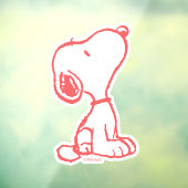Snoopy So Sweet Flower Pattern Fensteraufkleber (Blatt 3)