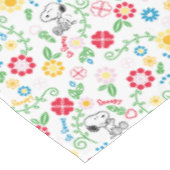 Snoopy So Sweet Flower Pattern Tischdecke (Schrägansicht)
