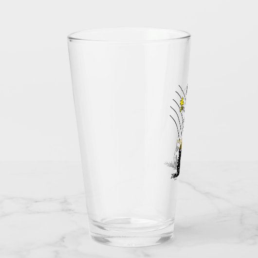 Snoopy springt in den Pot of Gold Glas (Rechts)