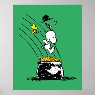 Snoopy springt in den Pot of Gold Poster