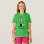 Snoopy springt in den Pot of Gold T-Shirt (Vorne ganz)