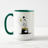 Snoopy springt in den Pot of Gold Tasse (Links)