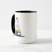 Snoopy springt in den Pot of Gold Tasse (Vorderseite Links)