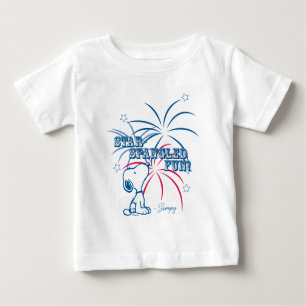 Snoopy Star Spangled Fun Baby T-shirt