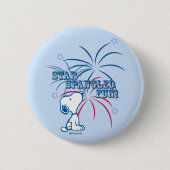 Snoopy Star Spangled Fun Button (Vorderseite)