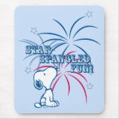 Snoopy Star Spangled Fun Mousepad (Vorne)