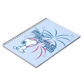 Snoopy Star Spangled Fun Notizblock (Linke Seite)