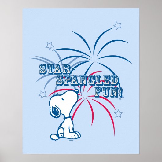 Snoopy Star Spangled Fun Poster (Vorne)